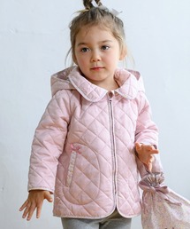 ダウンジャケット/コート（ピンク/桃色系・花柄・ボタニカル柄