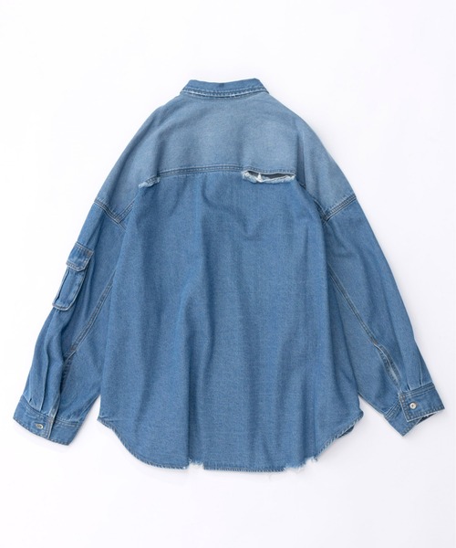MAISON SPECIAL（メゾンスペシャル）の「Denim Oversized Shirt/デニム
