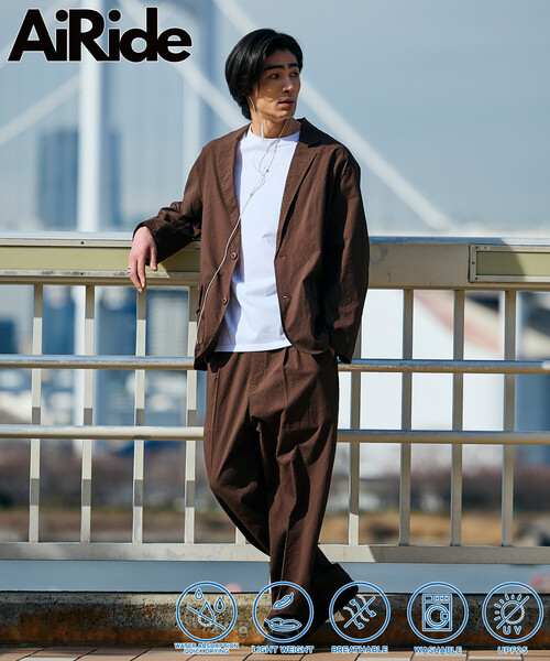 限定展開 AiRide/エアライド リラックスフィット シアサッカー