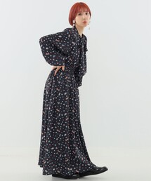 mmts（マミタス）の「mmts / 猫 グレンチェック ワンピース