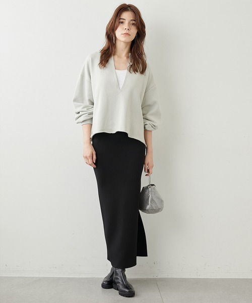 Whim Gazette（ウィムガゼット）の「スウェットVネックプルオーバー