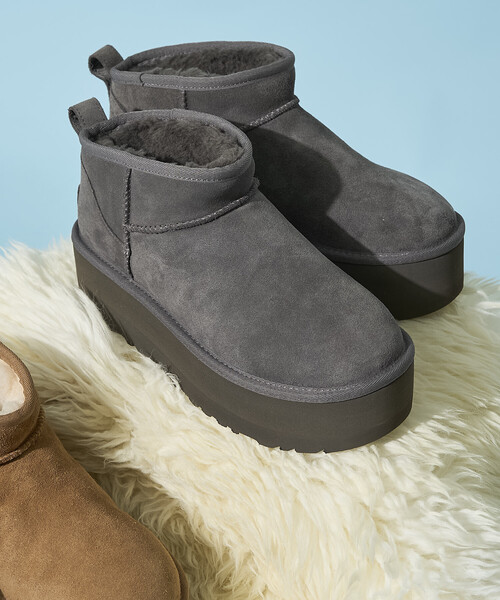 限定展開 UGG/アグ W CLASSIC ULTRA MINI PLATFORM/クラシック