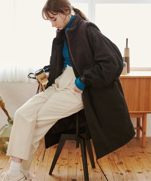 ANGIE（アンジー）の「マルチWAY M-65 モッズコート【 ボアベスト付