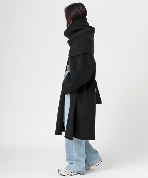 追加 リブニットケープ（ネックウォーマー/スヌード）｜AP STUDIO