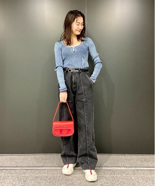 DIESEL（ディーゼル）の「レディース 長袖 ニット リブ トップス