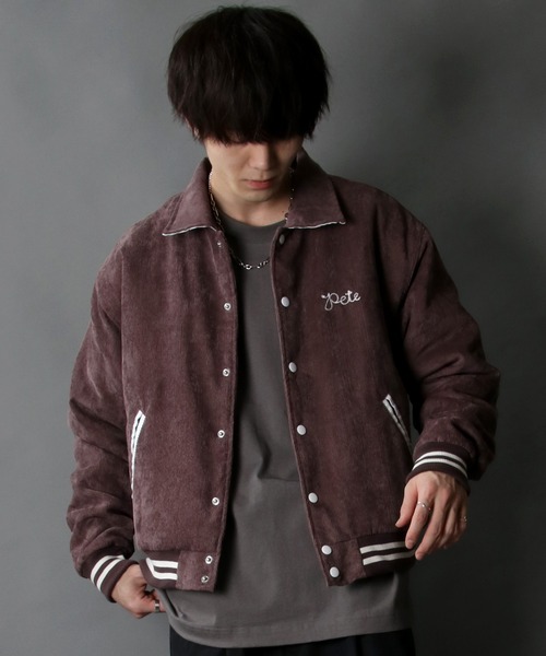 SITRY（シトリー）の「Corduroy Stadium Jacket/コーデュロイ