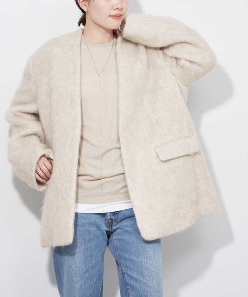 plage（プラージュ）の「【R'IAM】シャギー コートジャケット（その他