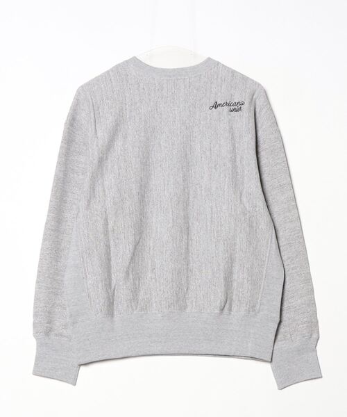 WEB限定】[Americana/アメリカーナ] AMRCN STATE ロゴプリントクルー
