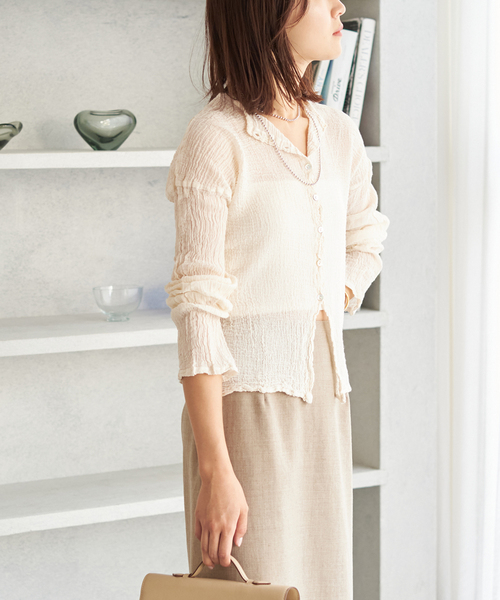 LES ATELIERS FRANCAIS DE CONFECTION 別注 2WAY ブラウス（シャツ