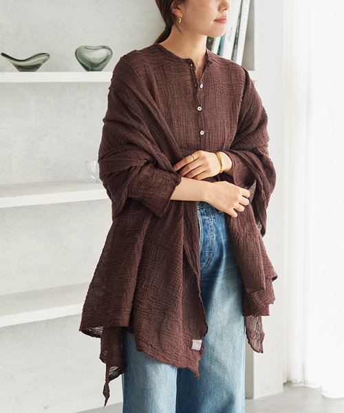 LES ATELIERS FRANCAIS DE CONFECTION 別注 2WAY ブラウス（シャツ