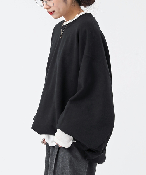 PRE_/プレ】ビッグスリーブスウェットプルオーバー（スウェット