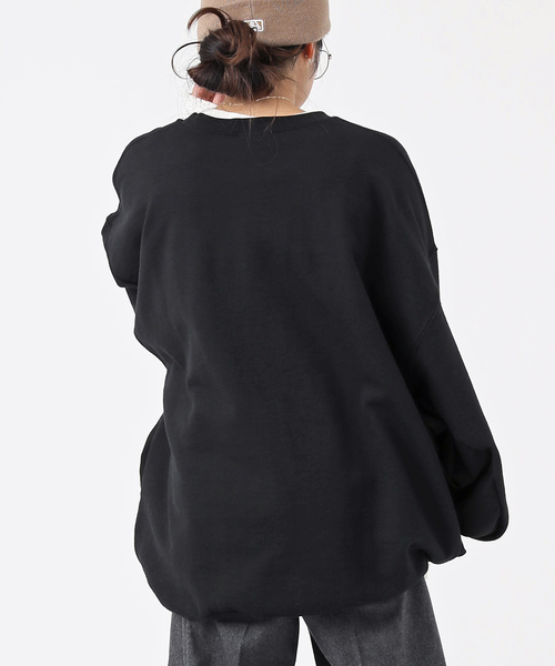 PRE_/プレ】ビッグスリーブスウェットプルオーバー（スウェット