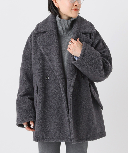 AP STUDIO（エーピーストゥディオ）の「ボアピーコート（ピーコート