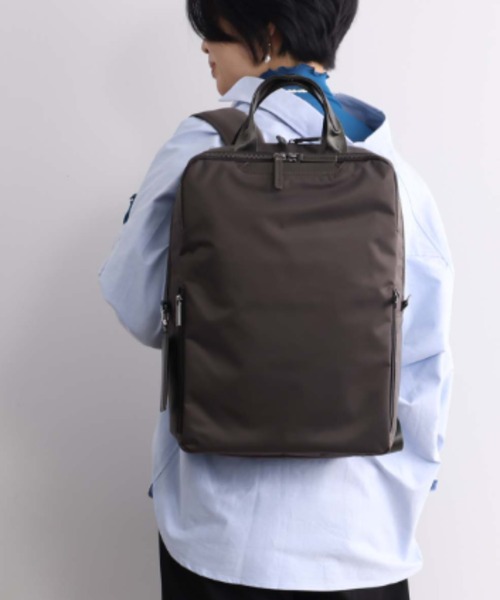 ビジネスリュック フィッテム A4ファイル 14.0inchPC収納 エキスパンド