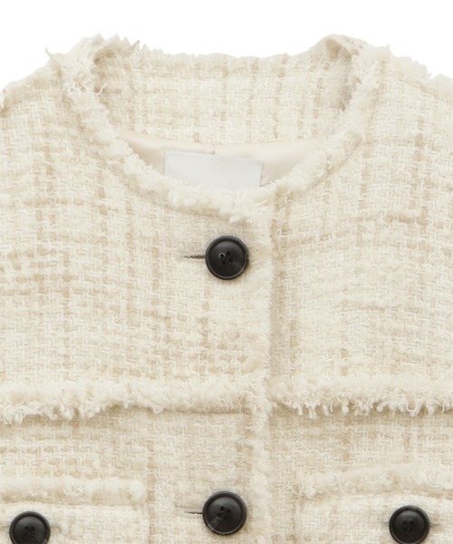 CLANE（クラネ）の「【CLANE/クラネ】NO COLOR TWEED JACKET（ノー