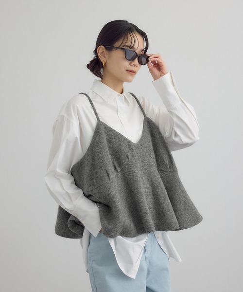 セール】【crinkle crinkle crinkle】ウールミックスランジェリー