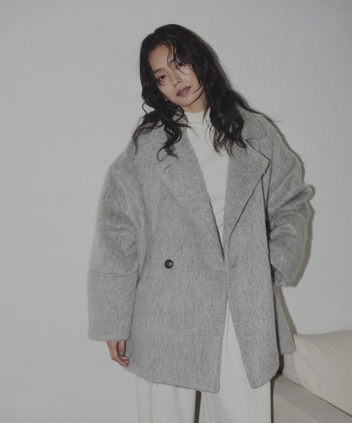 hellam（へラム）の「シャギーミドルコート（ピーコート）」 - WEAR