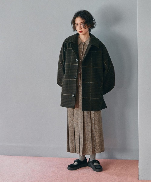 niko and（ニコアンド）の「ライトモッサドルマンジャケットコート