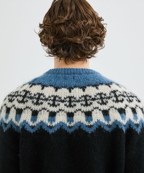 BATONER（バトナー）の「STUDIOUS別注 モヘアノルディッククルーネック