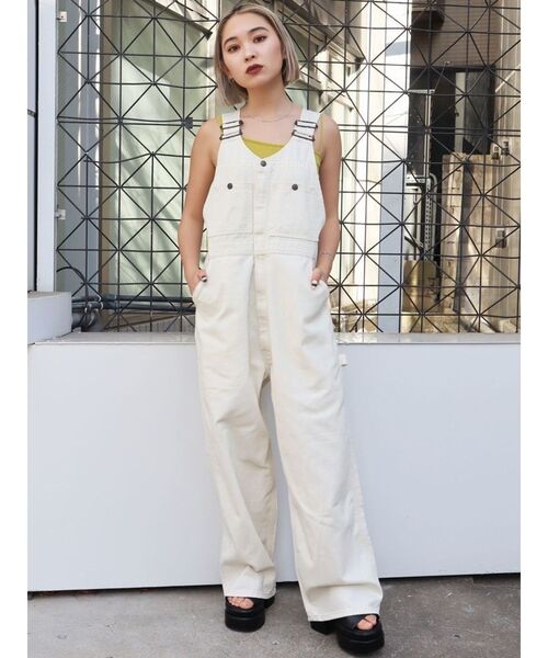 Lee（リー）の「【LEE×EMODA】フロントオープンオーバーオール