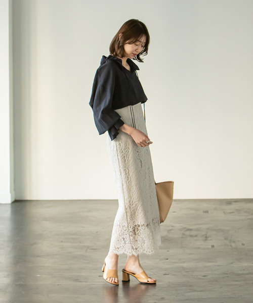 Noble（ノーブル）の「《追加》2WAYストリングスラッフルLSブラウス