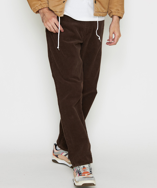 WIDE TAPERED CORDUROY PANTS(WASHED) / テーパード ウォッシュド