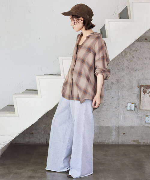 SLOBE IENA（スローブイエナ）の「ビエラチェックルーズシャツ（シャツ