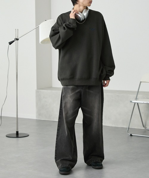 ショップメニューグラフィック オーバーサイズスウェット