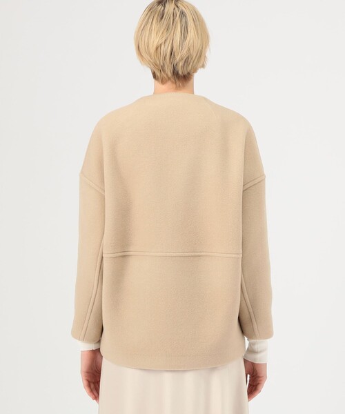 BALLSEY（ボールジィ）の「ウールナイロンベロア コクーンコート（ノー