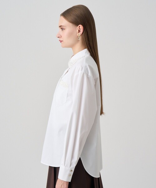セール】エンブレム刺繍シャツ（シャツ/ブラウス）｜ANAYI（アナイ）の