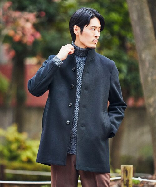 EDIFICE（エディフィス）の「SUPER 150's ウール メルトン スタンド