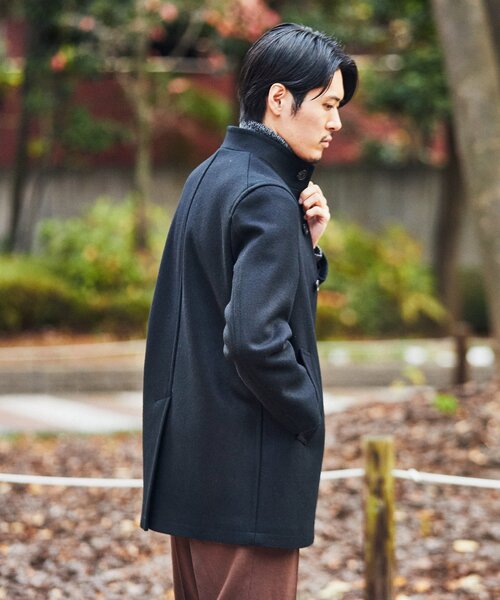 EDIFICE（エディフィス）の「SUPER 150's ウール メルトン スタンド