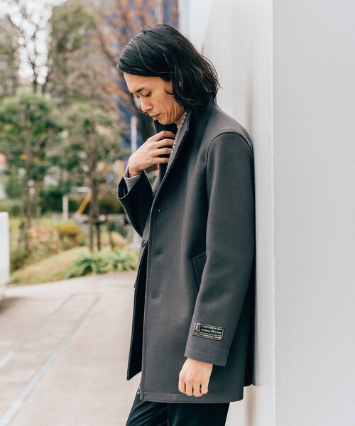 EDIFICE（エディフィス）の「SUPER 150's ウール メルトン スタンド