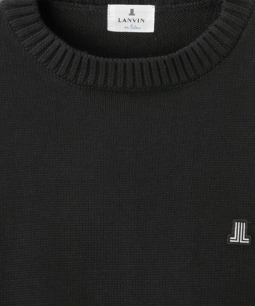 LANVIN en Bleu（ランバンオンブルー）の「ミドルゲージ クルーネック