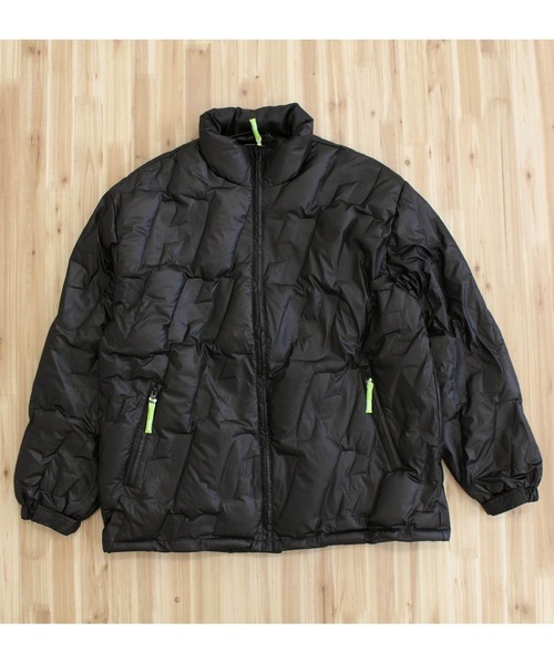 HUF（ハフ）の「ダックダウン モノグラムパファージャケット MONOGRAM