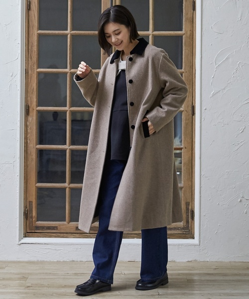 セール】【親子リンク】ダブルブレストコート（トレンチコート