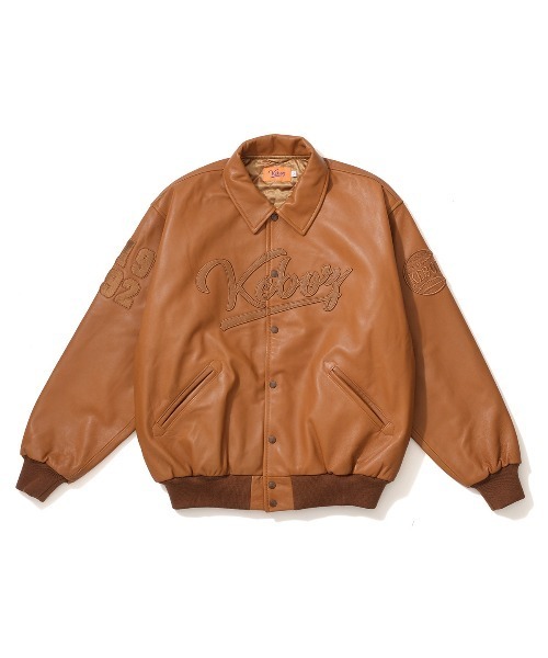 KEBOZ（ケボズ）の「LEATHER VARSITY JACKET 2（スタジャン）」 - WEAR