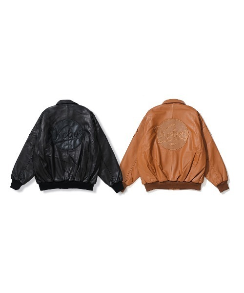 KEBOZ（ケボズ）の「LEATHER VARSITY JACKET 2（スタジャン）」 - WEAR