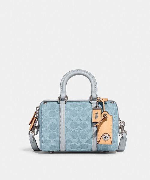COACH（コーチ）の「ルビー サッチェル 18・シグネチャー デニム