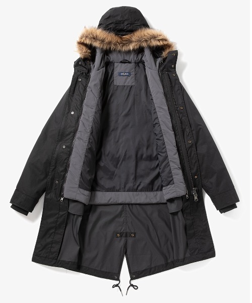 FRED PERRY（フレッドペリー）の「Men Zip-In Liner Fishtail Parka