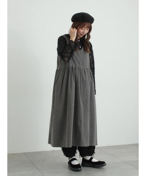 セール】レースパッチワークセーラー襟ブラウス（シャツ/ブラウス