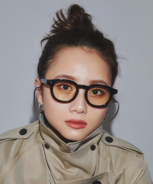 Zoff（ゾフ）の「【伊原 葵さんコラボ】#011ウェリントン型 黒縁 太縁