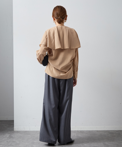 セール】ruffle collar ブラウス（シャツ/ブラウス）｜VERMEIL par