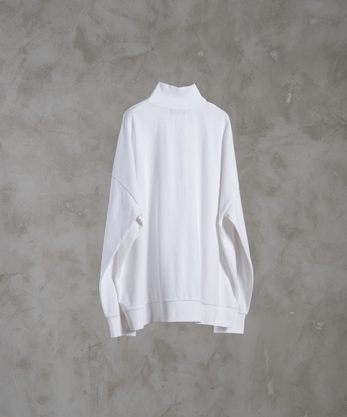 extra quality Ring half zip long T / エクストラクオリティーリング