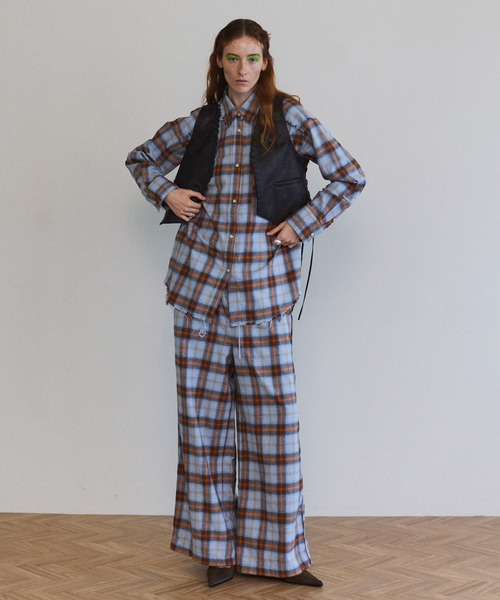 Checkered Shirt/チェックシャツ【MAISON SPECIAL/メゾンスペシャル