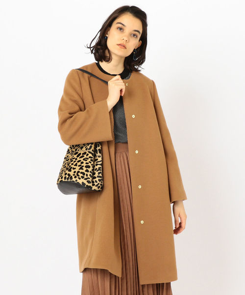 SHIPS（シップス）の「MANTECOノーカラーコート◇（その他アウター