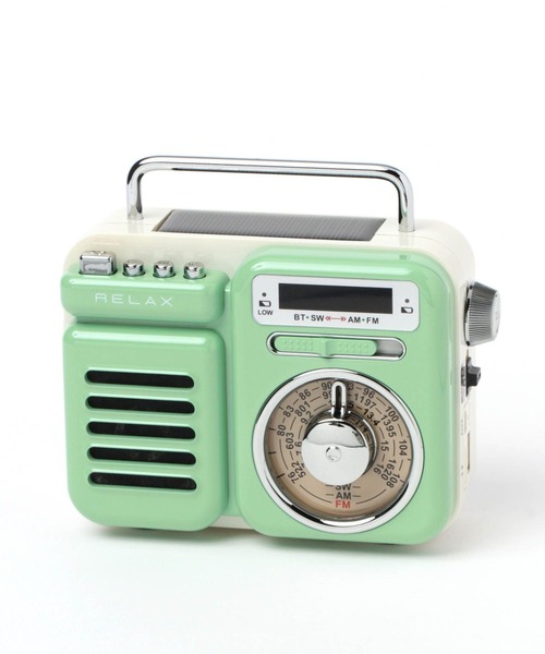 1台7役!!ラジオも音楽も楽しめる]マルチレトロラジオ（インテリア雑貨