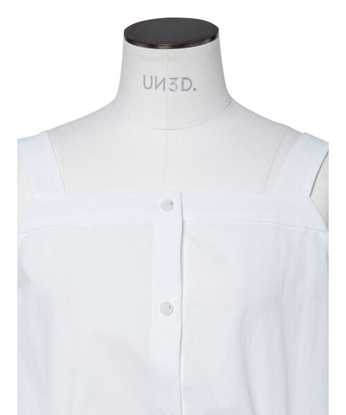 セール】HEM GATHER SH CAMISOLE / ヘムギャザーシャツキャミソール