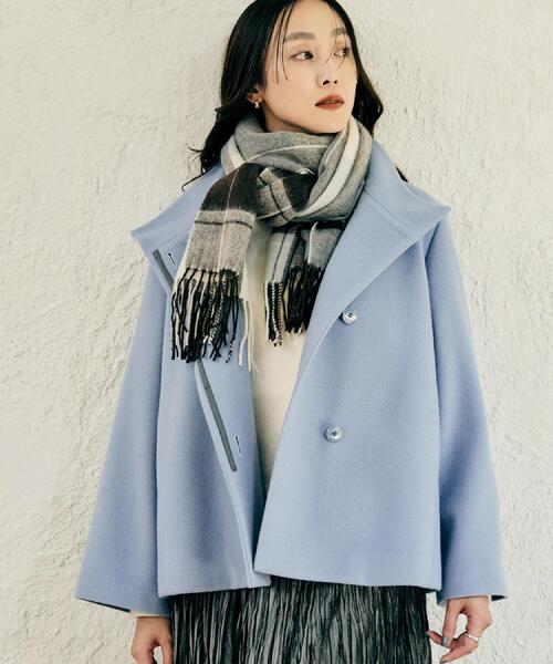 セール】【着回しが効く／オンオフアウター】ウールショートコート