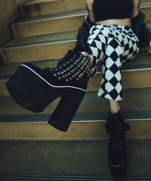 スタッズ レースアップブーツ Charla Tedrick│Jeffrey Campbell